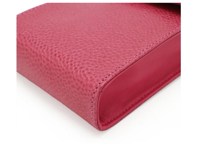 CHANEL Coco Mark Pink Cigarette Case - view 4