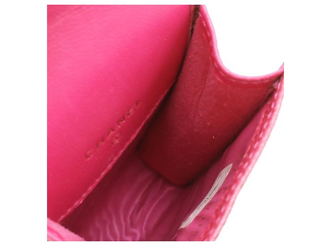 CHANEL Coco Mark Pink Cigarette Case - view 5