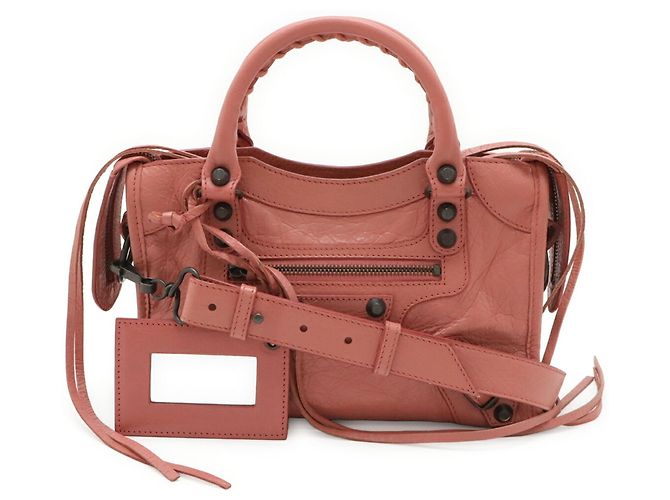Borsa Balenciaga Classic Mini City Rosa - vista 2