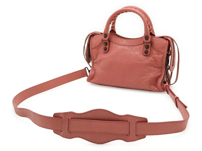 Borsa Balenciaga Classic Mini City Rosa - vista 3