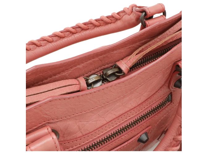 Borsa Balenciaga Classic Mini City Rosa - vista 5