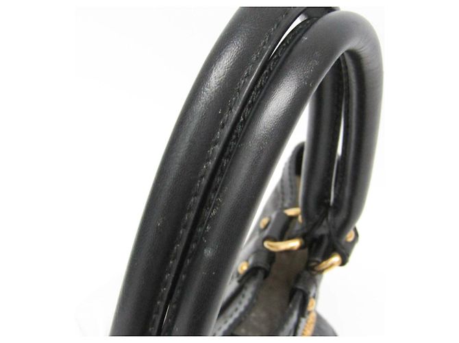 Gucci Guccissima Handtasche aus Leder in Scarlet mit Interlocking G Schwarz - Ansicht 13