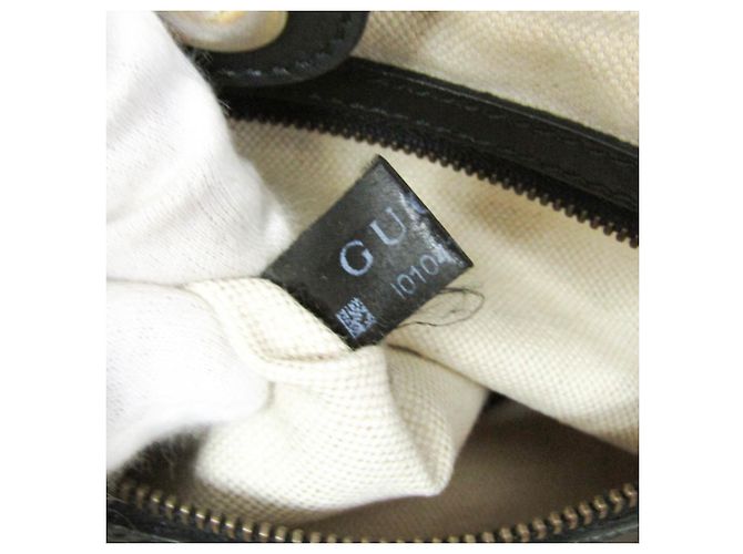 Gucci Guccissima Handtasche aus Leder in Scarlet mit Interlocking G Schwarz - Ansicht 20