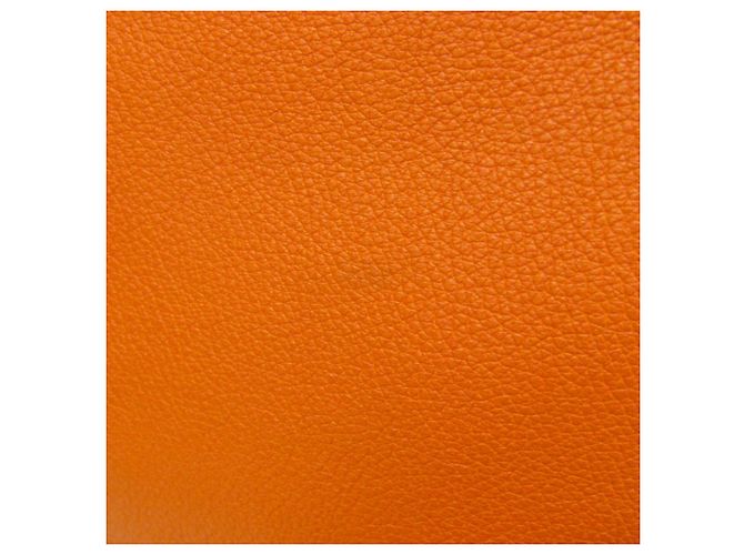 Borsa Tote Gucci Logo 674822 in Pelle Arancione - vista 11