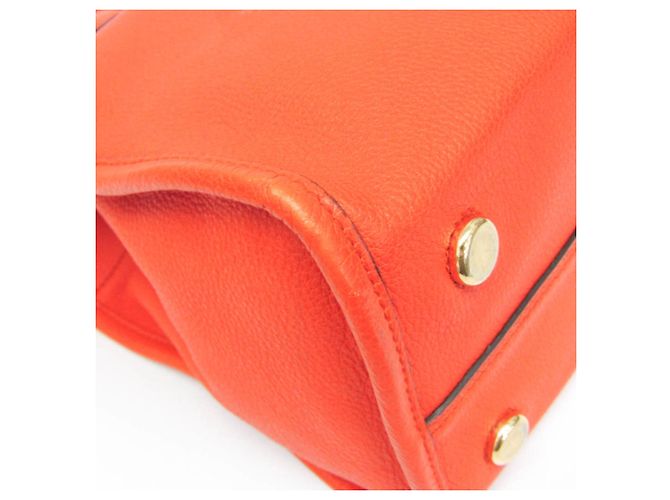 Borsa Tote Gucci Logo 674822 in Pelle Arancione - vista 4