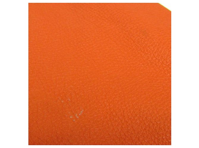Borsa Tote Gucci Logo 674822 in Pelle Arancione - vista 7