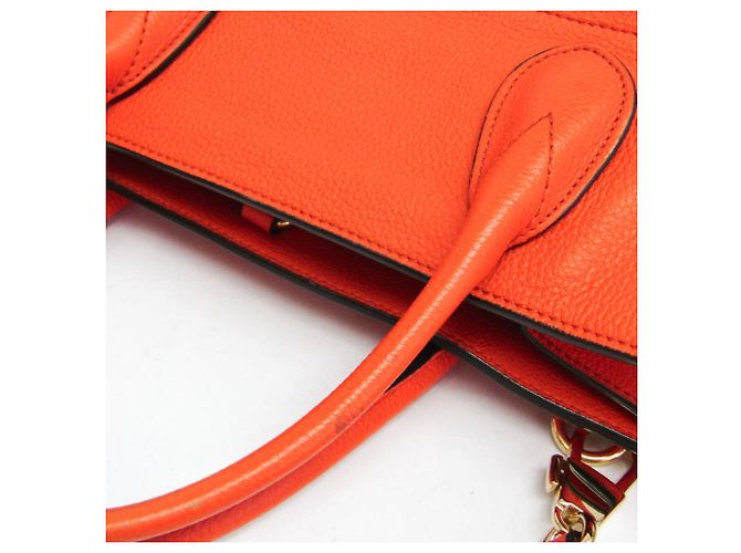 Borsa Tote Gucci Logo 674822 in Pelle Arancione - vista 8