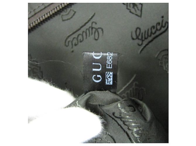 Valigetta in pelle Gucci Guccissima Marrone scuro - vista 15