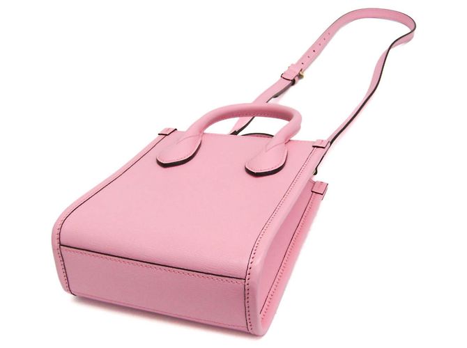 Borsa a mano in pelle Gucci GUCCI x Bananya Rosa - vista 3