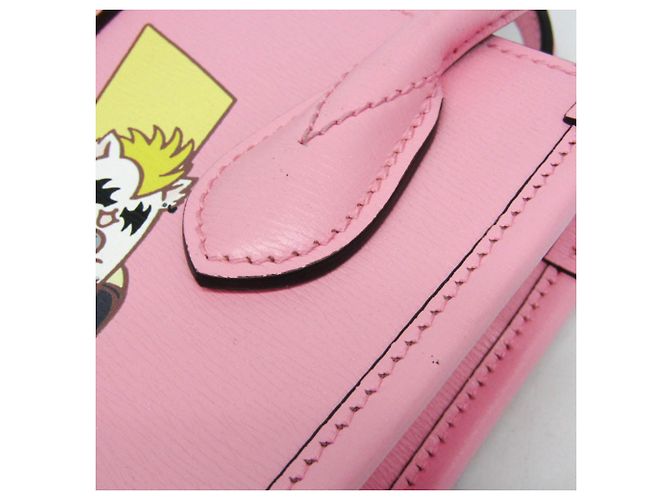 Borsa a mano in pelle Gucci GUCCI x Bananya Rosa - vista 6