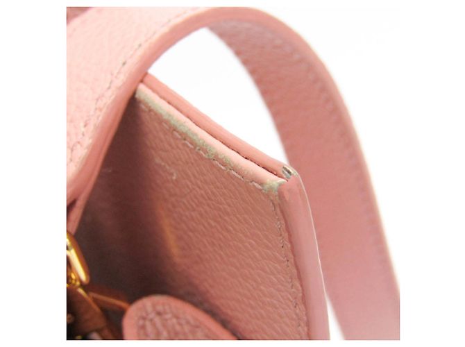 Borsa Burberry in pelle rosa - vista 8
