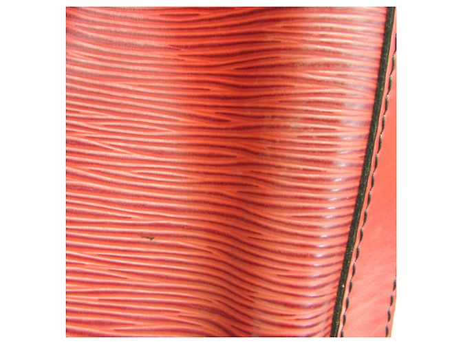 Borsa a Spalla Louis Vuitton Epi Noe M44007 Rosso - vista 10