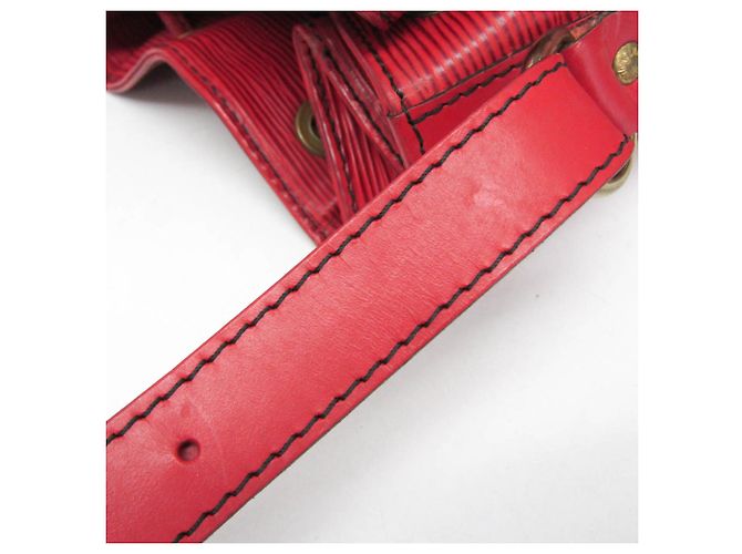 Borsa a Spalla Louis Vuitton Epi Noe M44007 Rosso - vista 13