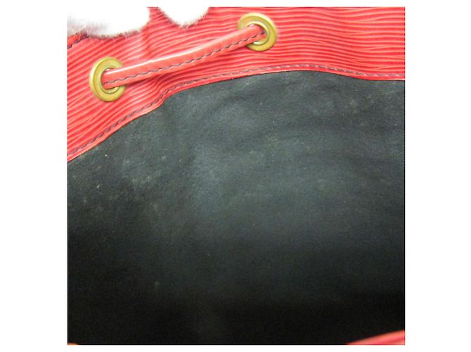 Borsa a Spalla Louis Vuitton Epi Noe M44007 Rosso - vista 16