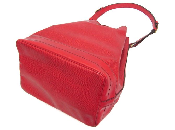 Borsa a Spalla Louis Vuitton Epi Noe M44007 Rosso - vista 2