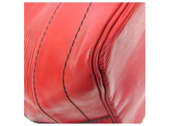 Borsa a Spalla Louis Vuitton Epi Noe M44007 Rosso - vista 4