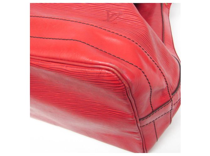 Borsa a Spalla Louis Vuitton Epi Noe M44007 Rosso - vista 5
