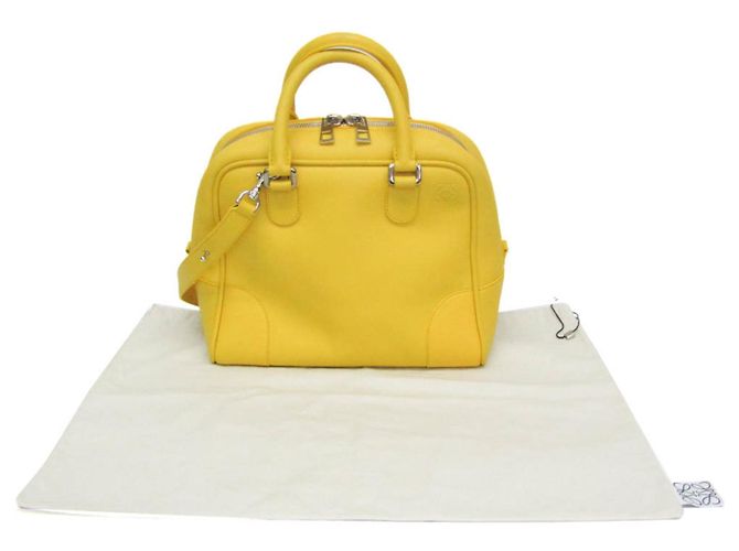 Loewe Amazona 75 Medium Handtasche Gelb - Ansicht 2