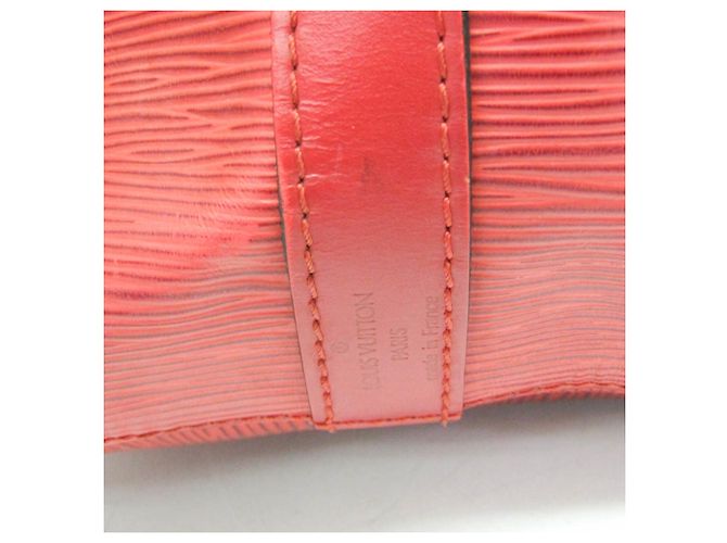 Borsa a Spalla Louis Vuitton Epi Petit Noe Rosso - vista 17