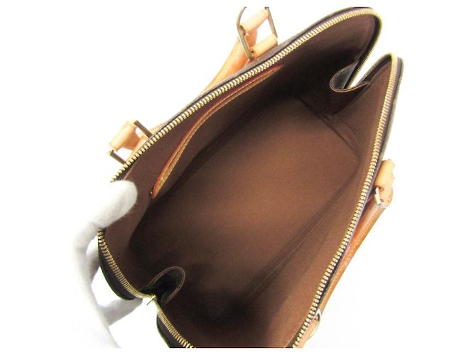 Borsa a mano da donna Louis Vuitton Monogram Alma M51130 Marrone - vista 3