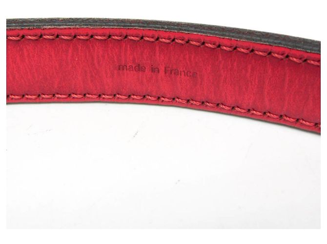 Borsa a Spalla Louis Vuitton Epi Petit Noe M44107 in Rosso Castilian - vista 13