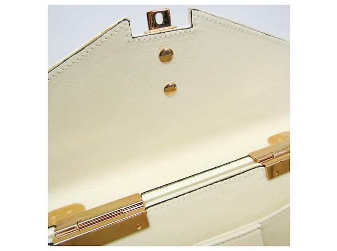Mini borsa Gucci Sylvie 1969 in acrilico Bianco - vista 13
