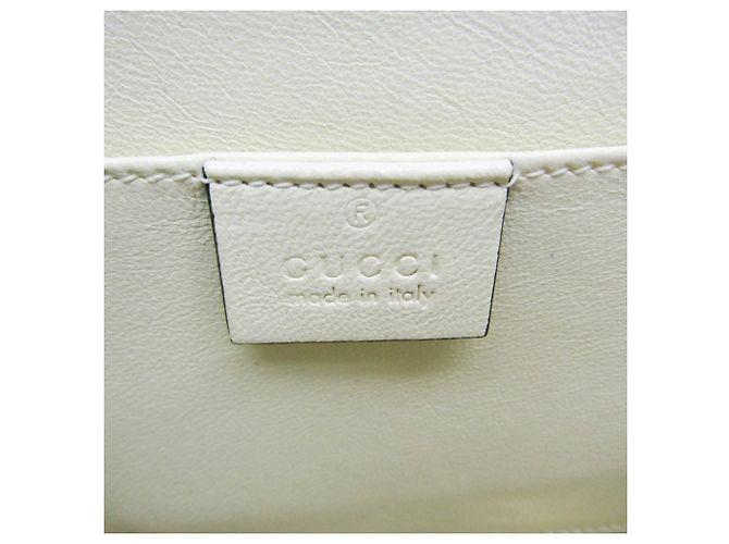 Mini borsa Gucci Sylvie 1969 in acrilico Bianco - vista 16