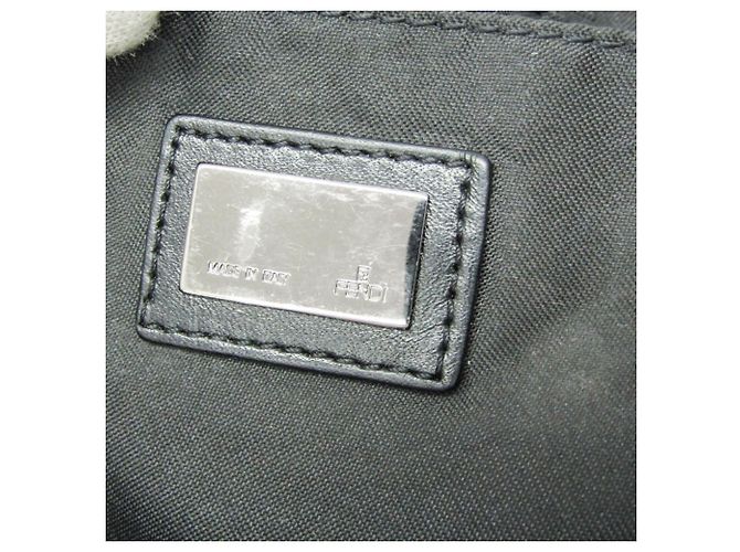 Fendi Zucchino Leder Tote Bag Dunkelbraun - Ansicht 16