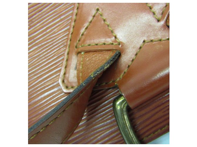 Zaino da donna Louis Vuitton Epi Gobelin M52293 Marrone - vista 14
