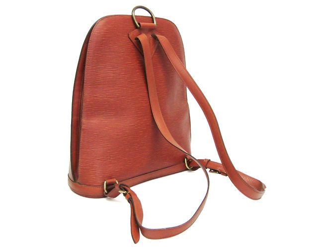 Zaino da donna Louis Vuitton Epi Gobelin M52293 Marrone - vista 2