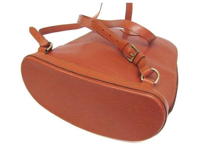 Zaino da donna Louis Vuitton Epi Gobelin M52293 Marrone - vista 4
