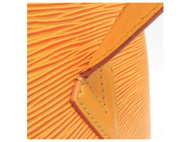 Borsa a Spalla Louis Vuitton Epi Lussac M52289 Giallo - vista 11