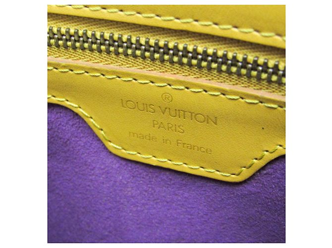 Borsa a Spalla Louis Vuitton Epi Lussac M52289 Giallo - vista 19