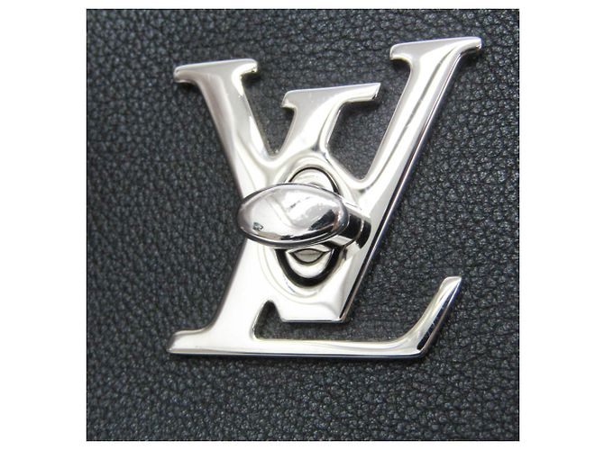Borsa Tote Louis Vuitton Lock Me M42288 Nero Rosa - vista 12