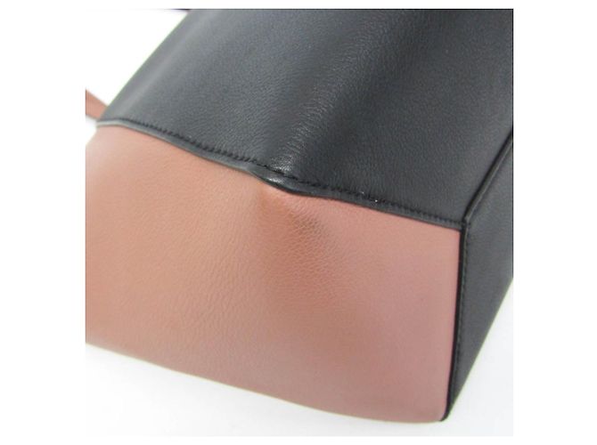 Borsa Tote Louis Vuitton Lock Me M42288 Nero Rosa - vista 4