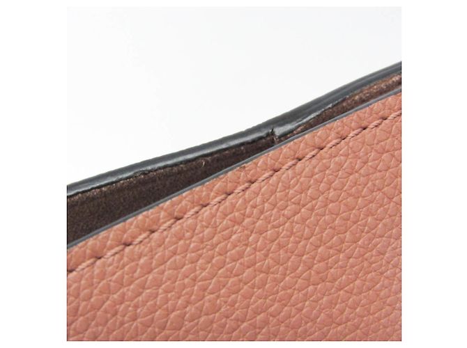 Borsa Tote Louis Vuitton Lock Me M42288 Nero Rosa - vista 9