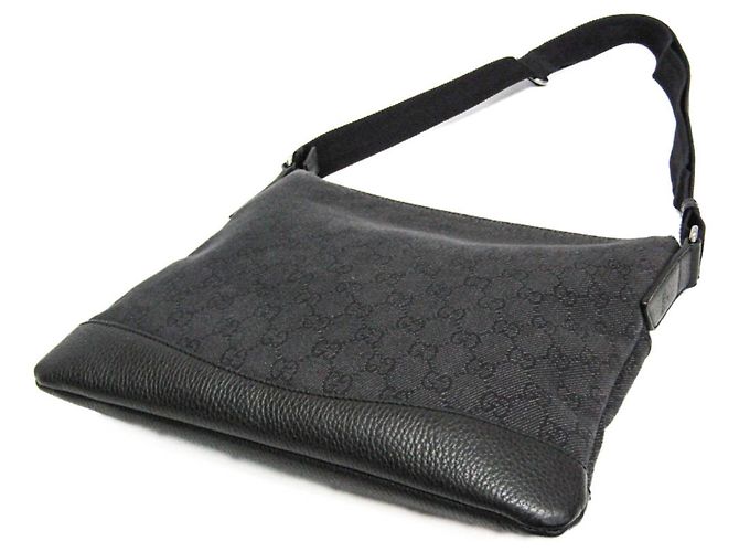 Borsa a tracolla Gucci GG Canvas Nero - vista 2