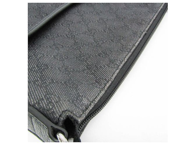 Borsa a tracolla Gucci GG Canvas Nero - vista 9