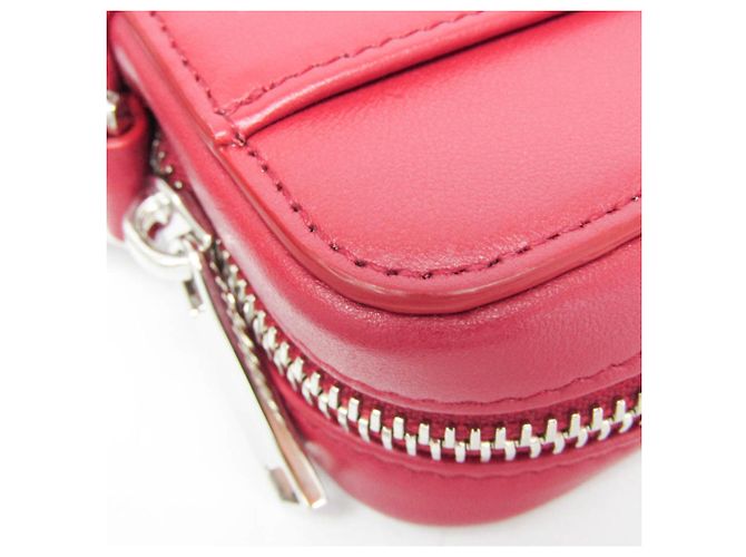 Borsa a tracolla in pelle Christian Dior Oblique 2ESBC265CLP Rosso - vista 11