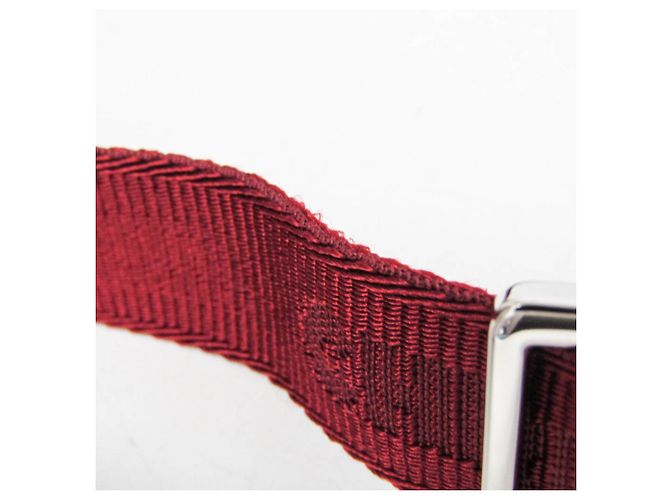 Borsa a tracolla in pelle Christian Dior Oblique 2ESBC265CLP Rosso - vista 15