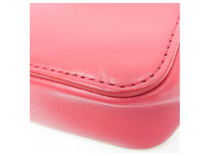 Borsa a tracolla in pelle Christian Dior Oblique 2ESBC265CLP Rosso - vista 4