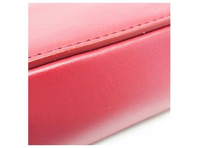 Borsa a tracolla in pelle Christian Dior Oblique 2ESBC265CLP Rosso - vista 6