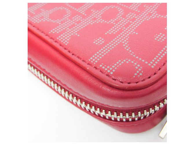 Borsa a tracolla in pelle Christian Dior Oblique 2ESBC265CLP Rosso - vista 8