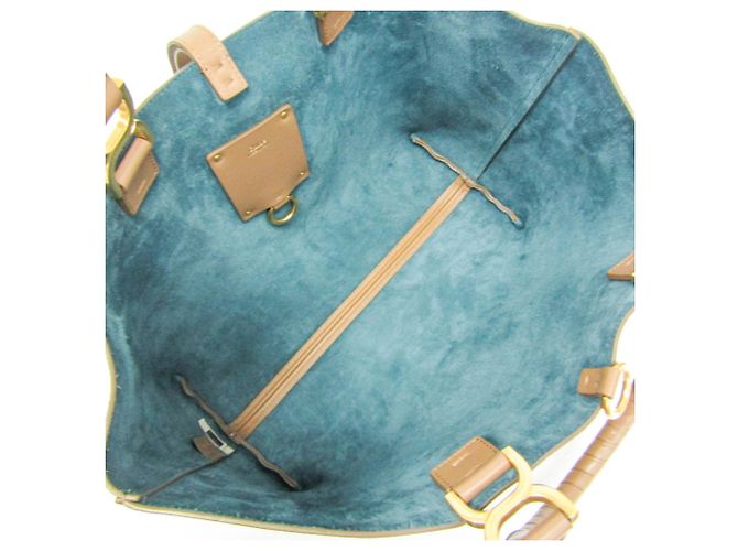 Borsa Tote in pelle Marcy da donna Chloé Beige - vista 3