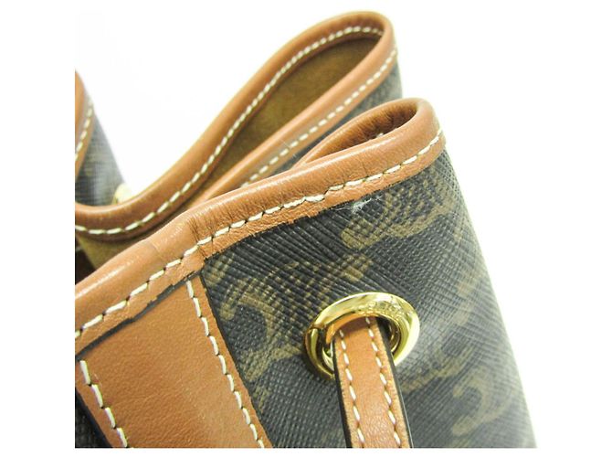 Céline Bolso Sailor Triomphe Medium Celine Castaño Marrón oscuro - vista 10