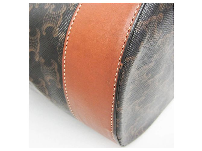 Céline Bolso Sailor Triomphe Medium Celine Castaño Marrón oscuro - vista 5