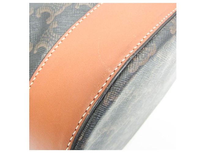Céline Bolso Sailor Triomphe Medium Celine Castaño Marrón oscuro - vista 6