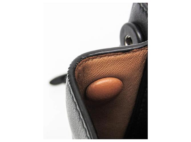 Double Borsa a tracolla con doppia patta e catena Prada Nero - vista 17