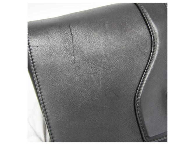 Double Borsa a tracolla con doppia patta e catena Prada Nero - vista 9