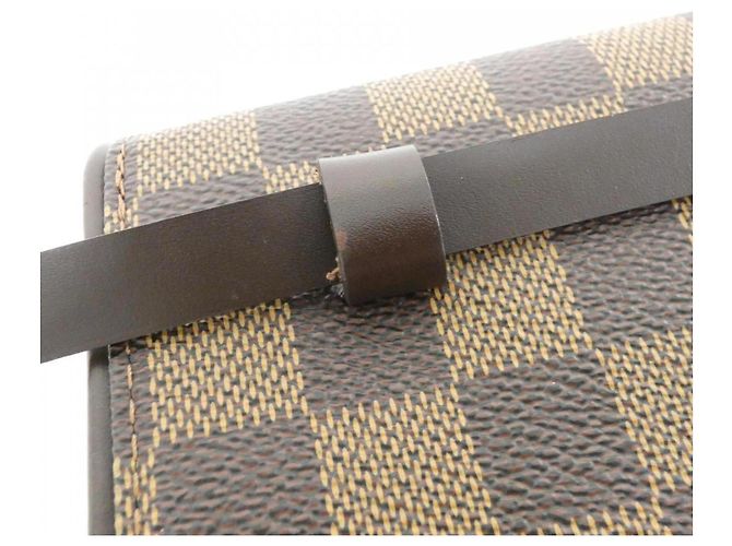 Pochette in vita Damier Pochette Florentine Louis Vuitton Damier ebene - vista 4